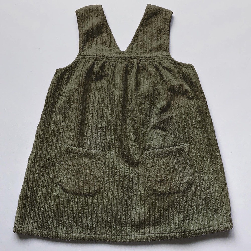 The Simple Folk Green Corduroy Overdress
